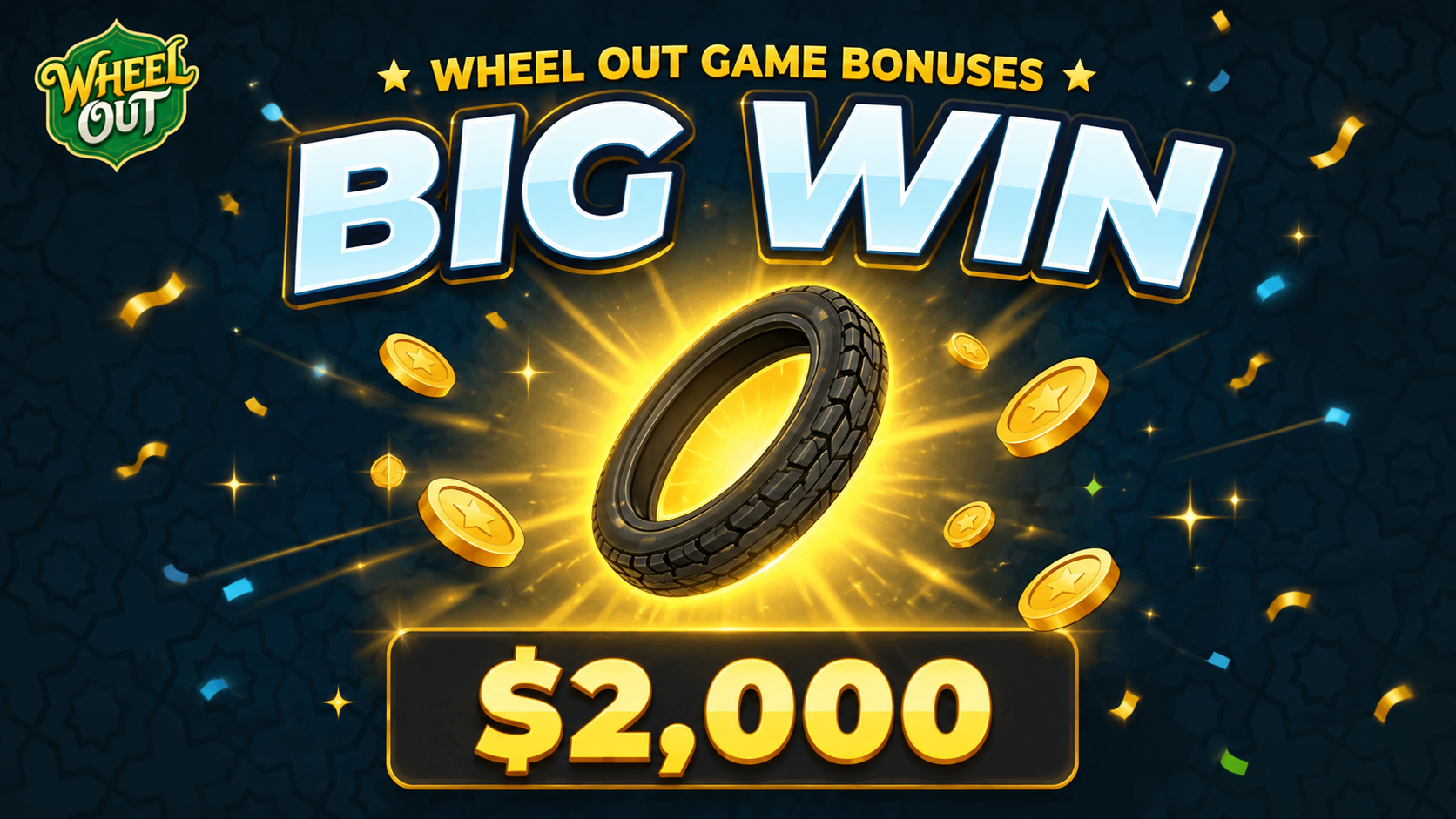 Wheel Out game big win screen across Malaysia